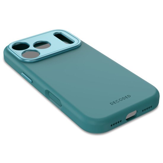 Decoded Silicone Backcover Apple iPhone 17 Pro Retro Blue coque de protection pour téléphones portables 16 cm (6.3") Housse Bleu