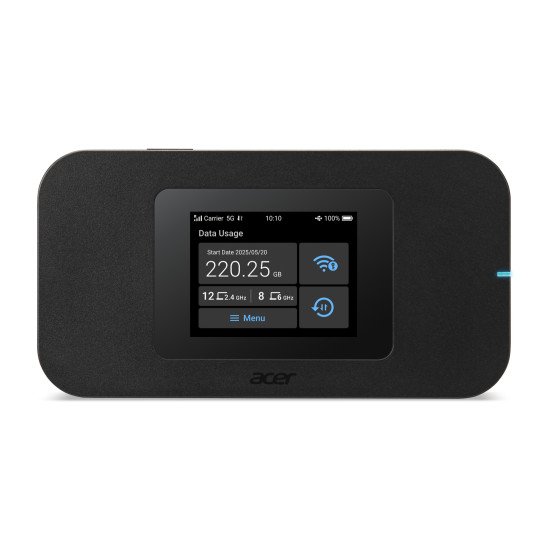 Acer Connect Enduro M4D routeur sans fil Bi-bande (2,4 GHz / 5 GHz) 5G Noir