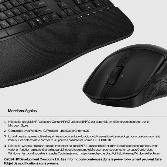 HP 685 Comfort Dual-Mode Keyboard and Mouse Combo HP 685 Comfort Dual-Mode Keyboard and Mouse Combo