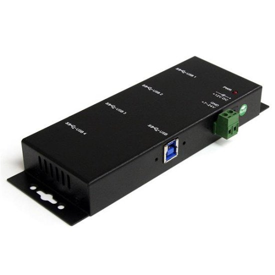 StarTech Hub USB 3.0 industriel à 4 ports - Montable
