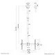 Neomounts support de plafond pour TV Neomounts support de plafond pour TV