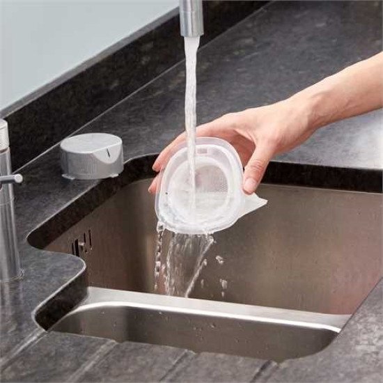 Black & Decker NVC220WC-QW aspirateur de table Chrome, Titane, Transparent Sans sac