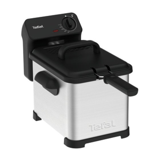 Tefal FR5030 Unique Autonome 3000 W Friteuse Noir, Acier inoxydable