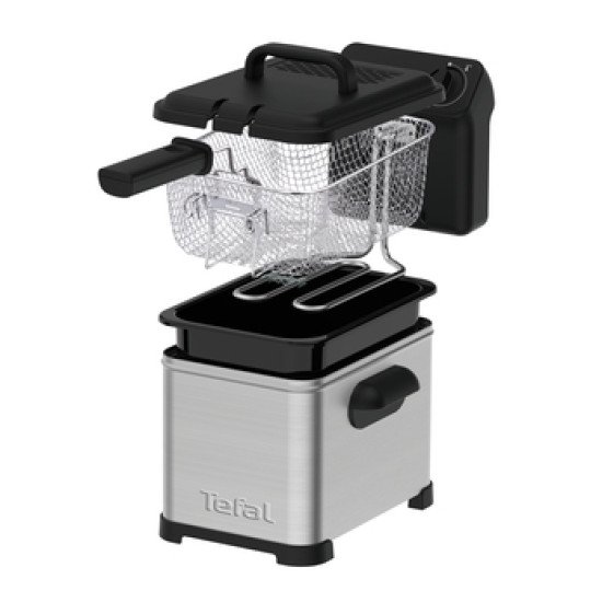 Tefal FR5030 Unique Autonome 3000 W Friteuse Noir, Acier inoxydable