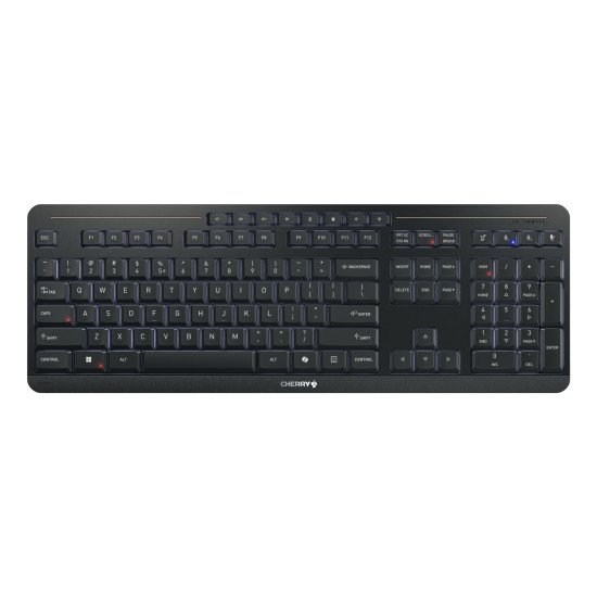 CHERRY Stream desktop ultimate clavier Souris incluse maison/bureau USB + RF Wireless + Bluetooth QWERTY Anglais Noir