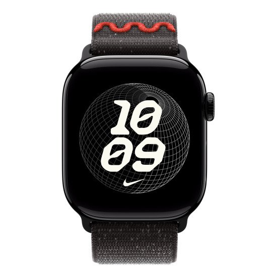 Apple Nike Sport Loop Bande Noir Nylon, Polyester recyclé, Spandex Apple Nike Sport Loop Bande Noir Nylon, Polyester recyclé, Spandex