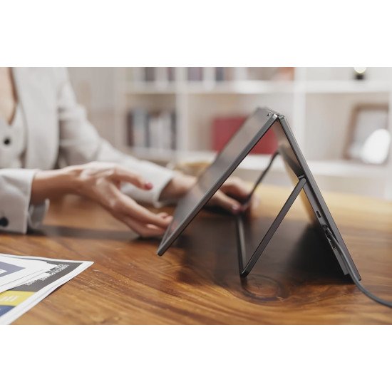 Acer PD163Qbmiuux écran PC 39,6 cm (15.6") 1920 x 1080 pixels Double Full HD LED Gris