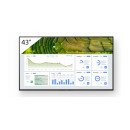 Sony FW-43BZ30L affichage de messages Panneau plat de signalisation numérique 109,2 cm (43") LCD Wifi 440 cd/m² 4K Ultra HD Noir Android 24/7