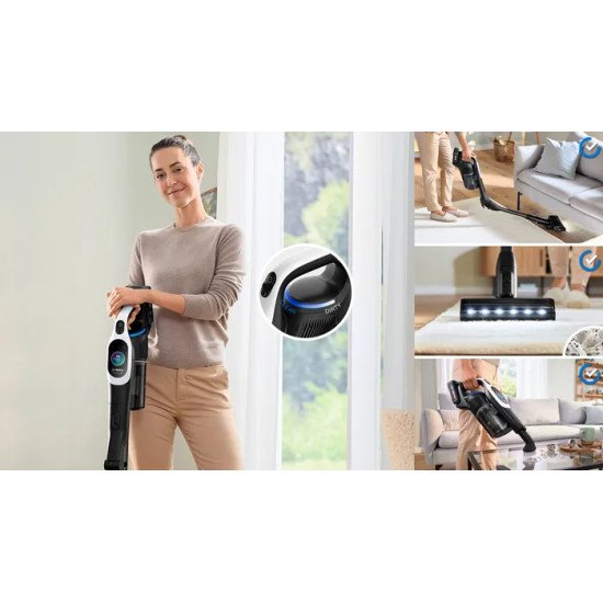 Bosch BCS1041WAC aspirateur balai et balai électrique Batterie Sec HEPA Sans sac 0,4 L 23,5 W Noir, Blanc 4 Ah Bosch BCS1041WAC aspirateur balai et balai électrique Batterie Sec HEPA Sans sac 0,4 L 23,5 W Noir, Blanc 4 Ah
