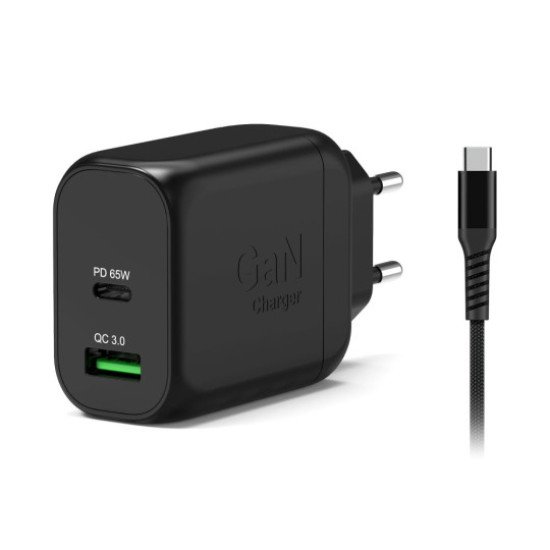 Port Designs 902065EPEU chargeur d'appareils mobiles Ordinateur portable, Tablette, Smartphone Noir Secteur Intérieure