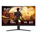 AOC G4 C32G42ZE écran PC 80 cm (31.5") 1920 x 1080 pixels Full HD LED Noir, Rouge