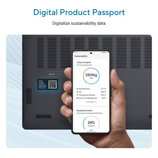 ASUS ExpertBook B5 B5405CCA-LY0020X Intel Core Ultra 7 255H Ordinateur portable 35,6 cm (14") WUXGA 16 Go DDR5-SDRAM 512 Go SSD Wi-Fi 7 (802.11be) Windows 11 Pro US International Noir