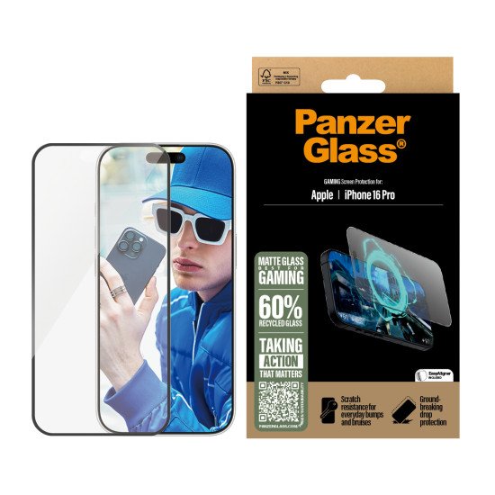PanzerGlass ® Gaming Screen Protector iPhone 16 Pro | Ultra-Wide Fit Protection d'écran transparent Apple 1 pièce(s) PanzerGlass ® Gaming Screen Protector iPhone 16 Pro | Ultra-Wide Fit Protection d'écran transparent Apple 1 pièce(s)