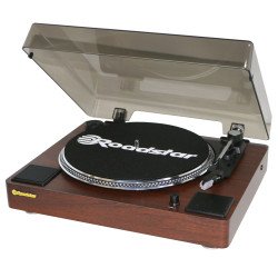 Roadstar TT-260SPK platine Tourne-disque à entraînement direct Bois Automatique