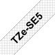 Brother TZE-SE5 ruban d'étiquette Noir sur blanc TZ/TZe