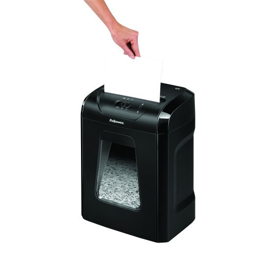 Fellowes Powershred 12C destructeur de papier Destruction croisée 22,5 cm Noir