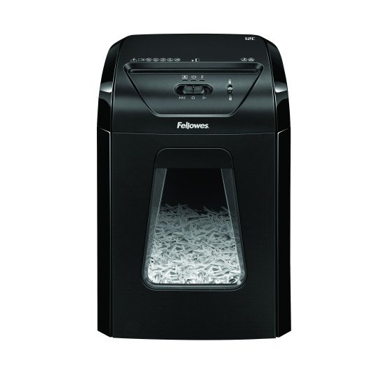 Fellowes Powershred 12C destructeur de papier Destruction croisée 22,5 cm Noir