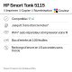 HP Smart Tank 5115 Sans fil All-in-One Couleur Imprimante, Up to 2 Years of ink included; Two-sided printing; Copier, Scanner