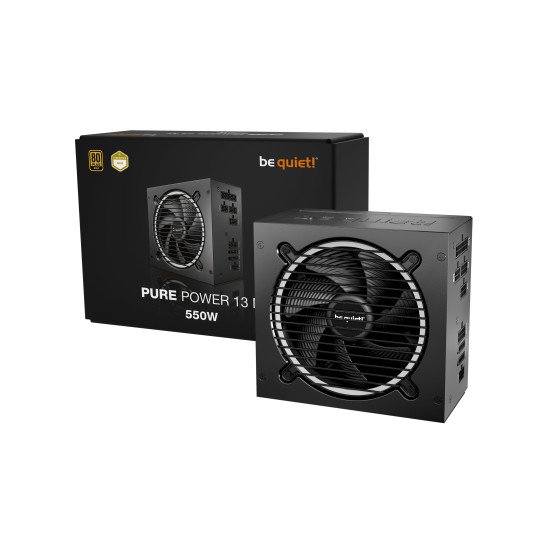 be quiet! Pure Power 13 M 550 W | Alimentation ATX 3.1, semi-passive, 80 Plus Gold be quiet! Pure Power 13 M 550 W | Alimentation ATX 3.1, semi-passive, 80 Plus Gold