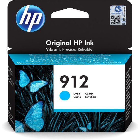 HP 912 Original Cyan 1 pièce(s)