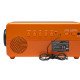 Denver CR-425 Radio portable Horloge Analogique et numérique Orange