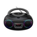 Denver TCL-212BT GREY Lecteur de CD Lecteur CD portable Noir, Gris