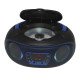 Denver TCL-212BT BLUE Lecteur de CD Lecteur CD portable Noir, Bleu