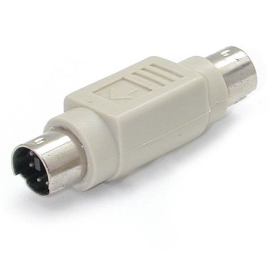 StarTech.com Gender Changer 6 DIN M to 6 DIN M Beige