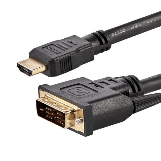 StarTech.com Câble HDMI® vers DVI-D de 1,8m - Mâle / Mâle - Noir