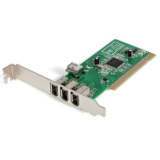 StarTech.com Carte Adaptateur PCI vers 4 Ports FireWire400 1394a 6 Broches