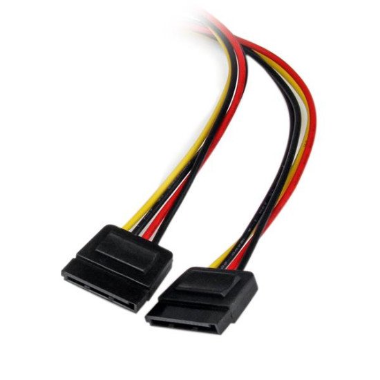 StarTech.com Câble d'Alimentation Adaptateur en Y Molex vers Double SATA - 30 cm