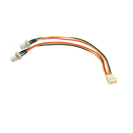 StarTech.com Câble Y d'alimentation pour Ventilateur TX3 - Câble Répartiteur 3 broches pour PC -15cm