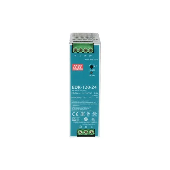 LevelOne POW-2441 unité d'alimentation d'énergie 120 W Couleur menthe, Argent