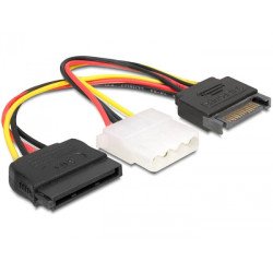 DeLOCK SATA/Molex + SATA 0,165 m
