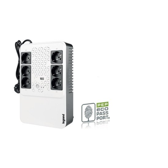 Legrand Keor Multiplug UPS 0,8 kVA 480 W 6 sortie(s) CA