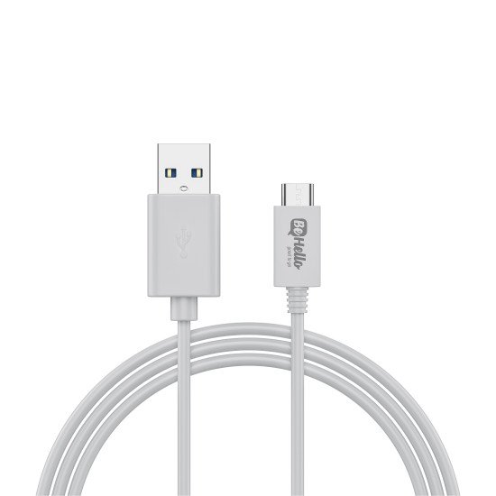BeHello BEHCBL00031 câble USB 1 m USB 3.2 Gen 1 (3.1 Gen 1) USB A USB C Blanc