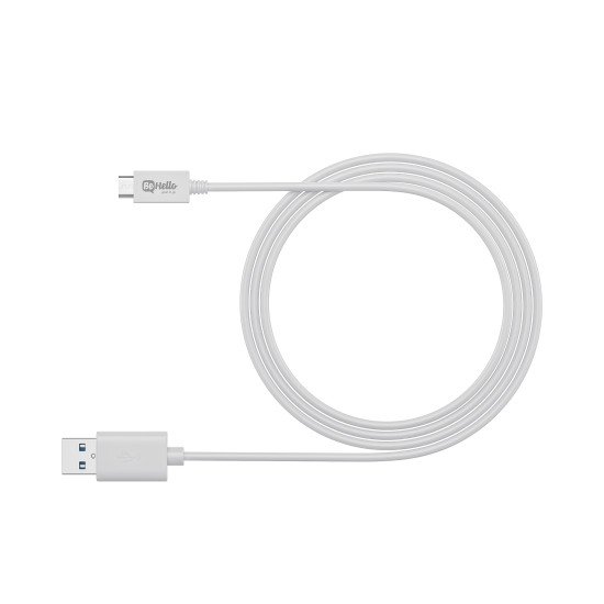 BeHello BEHCBL00031 câble USB 1 m USB 3.2 Gen 1 (3.1 Gen 1) USB A USB C Blanc