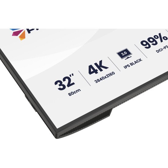 iiyama ProGraphic HB3201UHSNP-B1 écran PC 80 cm (31.5") 3840 x 2160 pixels Noir