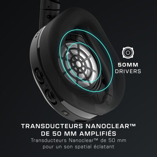 Turtle Beach Casque gaming amplifié multiplateforme sans fil Stealth 600 pour Xbox Series X|S, Xbox One, PC, Nintendo Switch et mobile - Bluetooth, 80 heures de batterie et microphone antibruit – Noir Turtle Beach Casque gaming amplifié multiplateforme sans fil Stealth 600 pour Xbox Series X|S, Xbox One, PC, Nintendo Switch et mobile - Bluetooth, 80 heures de batterie et microphone antibruit – Noir
