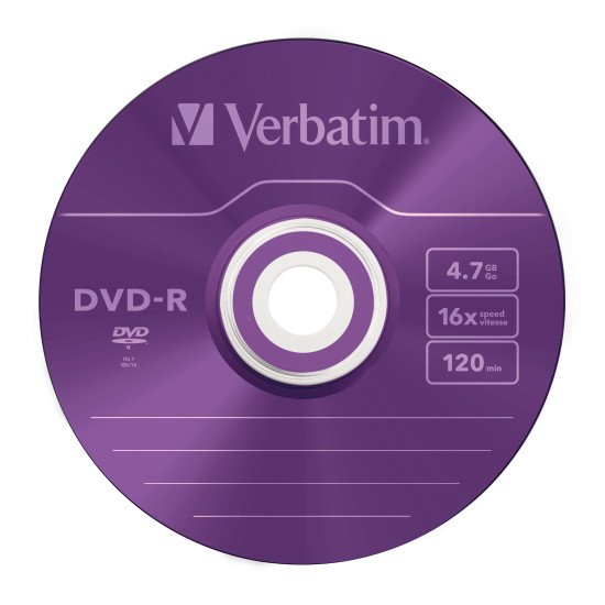 Verbatim DVD-R Colour 4,7 Go 5 pièce(s)