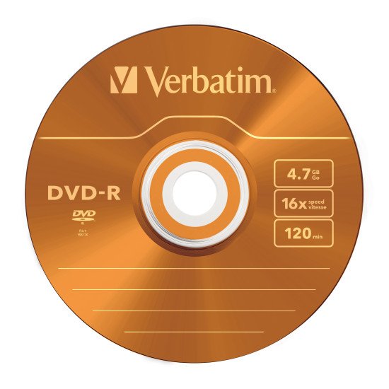 Verbatim DVD-R Colour 4,7 Go 5 pièce(s)