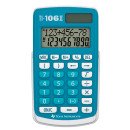 Texas Instruments TI-106 II calculatrice Poche Calculatrice à écran Bleu Texas Instruments TI-106 II calculatrice Poche Calculatrice à écran Bleu