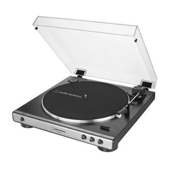 Audio-Technica AT-LP60XUSB Tourne-disque entraîné par courroie Gris, Métallique Complètement automatique Audio-Technica AT-LP60XUSB Tourne-disque entraîné par courroie Gris, Métallique Complètement automatique