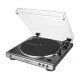 Audio-Technica AT-LP60XUSB Tourne-disque entraîné par courroie Gris, Métallique Complètement automatique Audio-Technica AT-LP60XUSB Tourne-disque entraîné par courroie Gris, Métallique Complètement automatique