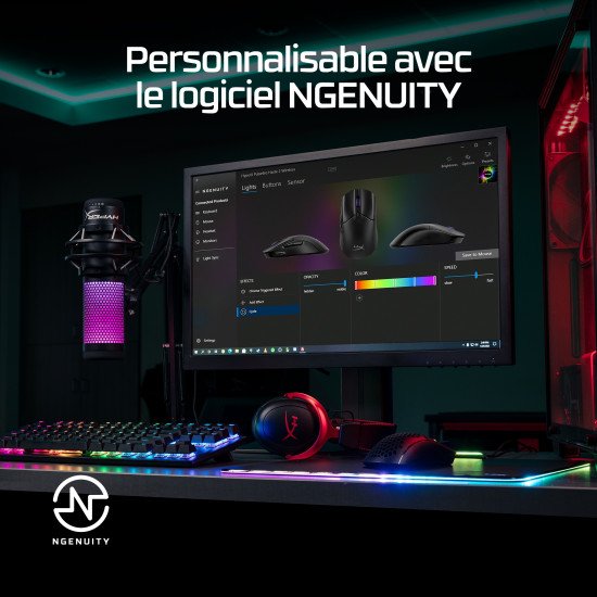 HyperX Pulsefire Haste 2 - Souris sans fil gaming (noir) HyperX Pulsefire Haste 2 - Souris sans fil gaming (noir)