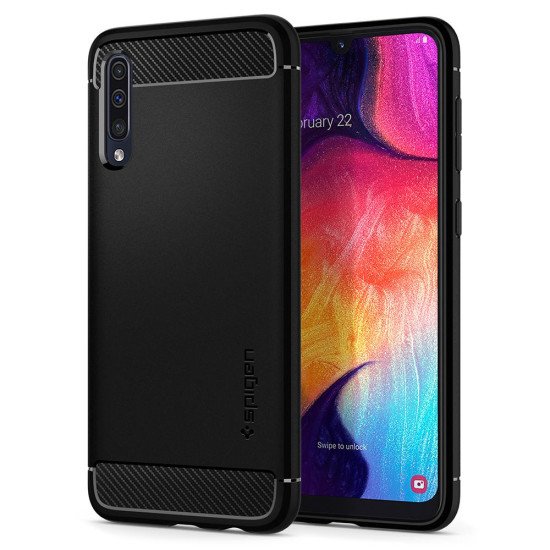 Spigen Rugged Armor coque de protection pour téléphones portables Housse Noir Spigen Rugged Armor coque de protection pour téléphones portables Housse Noir