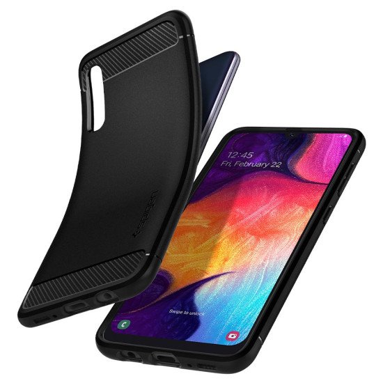 Spigen Rugged Armor coque de protection pour téléphones portables Housse Noir Spigen Rugged Armor coque de protection pour téléphones portables Housse Noir