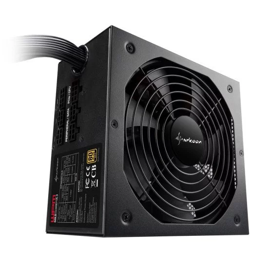 Sharkoon WPM Gold ZERO unité d'alimentation d'énergie 650 W 24-pin ATX ATX Noir Sharkoon WPM Gold ZERO unité d'alimentation d'énergie 650 W 24-pin ATX ATX Noir