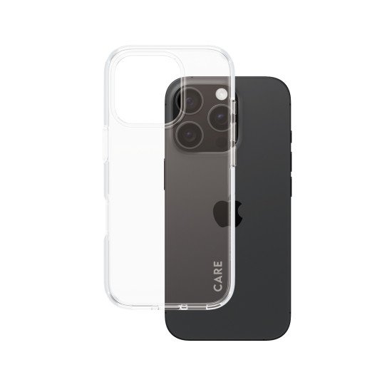 PanzerGlass CARE by ® Flagship Case Transparent Urban Combat w. Clear Frame iPhone 16 Pro coque de protection pour téléphones portables Housse