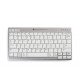 BakkerElkhuizen UltraBoard 950 Wireless clavier RF sans fil AZERTY Belge Gris, Blanc